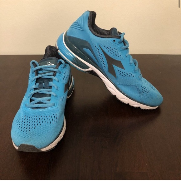 Diadora women’s Mythos Blue Shield 2 Teal Running Shoes size 8 C6415 - Picture 7 of 10